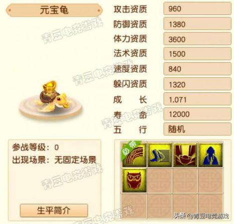 梦幻西游宝宝技能图鉴大全，梦幻西游拥有特殊技能的召唤兽插图1