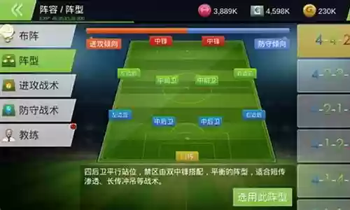 足球阵容选择搭配图插图