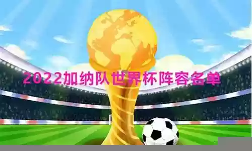 加纳球员阵容搭配表格插图