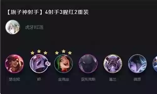 神射手100级阵容搭配插图