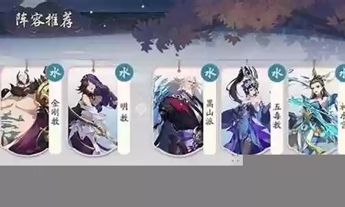 武林闲侠水阵容搭配插图
