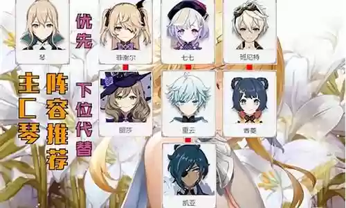 原神 甘雨 琴 阵容插图