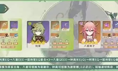 原神提皇阵容搭配插图
