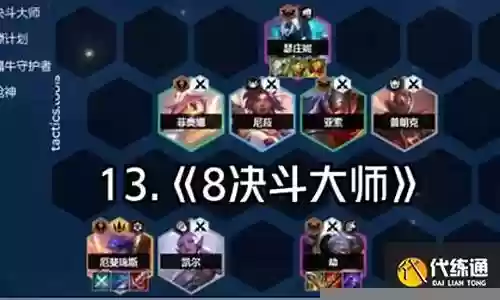决斗场必胜阵容搭配表图片插图