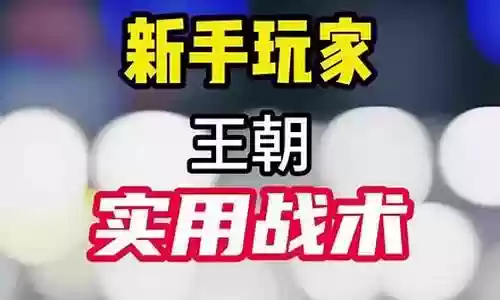 王朝阵容战术搭配推荐图插图