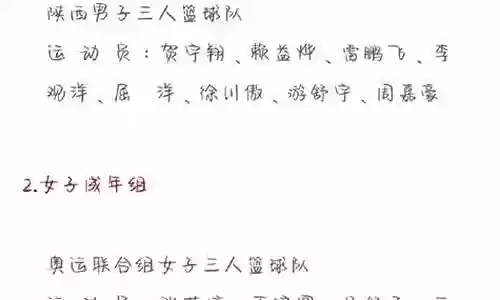 篮球全运会西安阵容名单插图