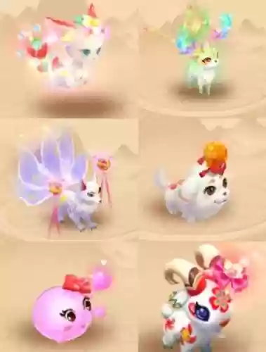 梦幻西游里的神兽宝宝插图