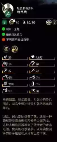 三国全面战争兵种技能插图