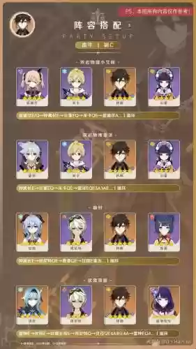 钟离很忙阵容插图