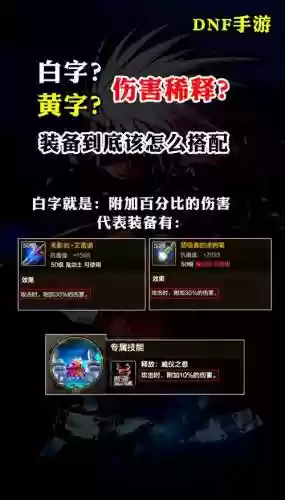 白字和黄字装备插图