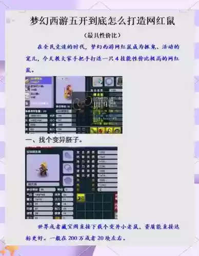 五开坐骑升级攻略插图