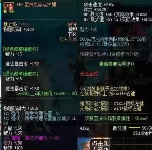dnf国足第一人装备插图