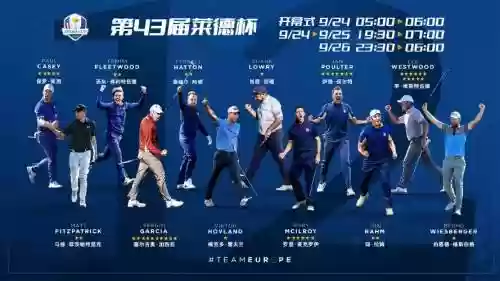 高尔夫莱德杯阵容_1插图1