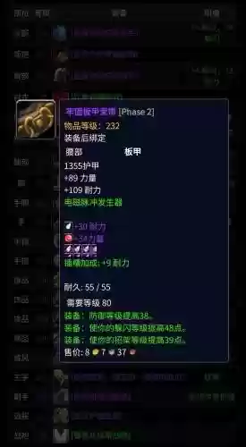 魔兽世界勇士的装备插图1