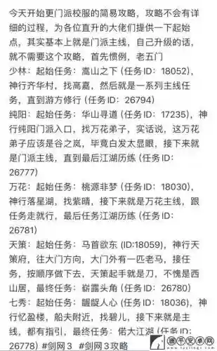 剑网360升级攻略插图