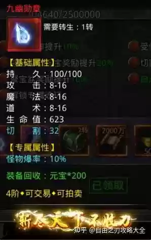 寒刃2装备列表插图