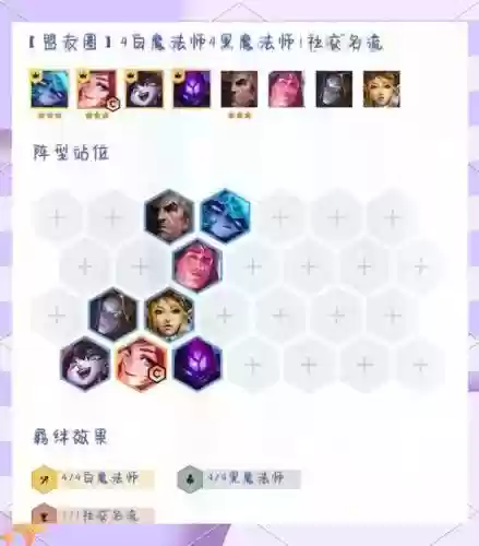 黑白魔阵容