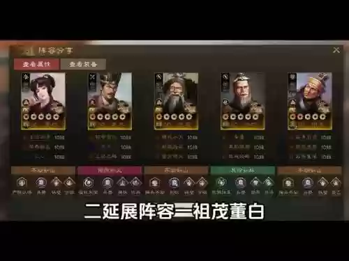董白搭配阵容插图