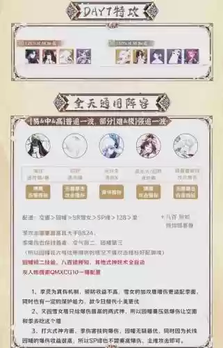 暑期阵容搭配插图1