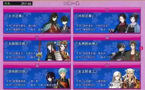刀剑乱舞手游回想攻略插图1