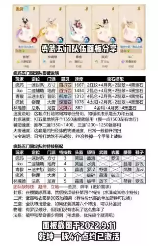 勇武法系搭配阵容