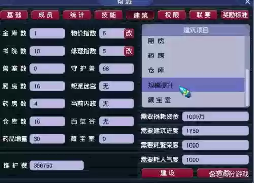 梦幻西游帮派等级怎么升插图