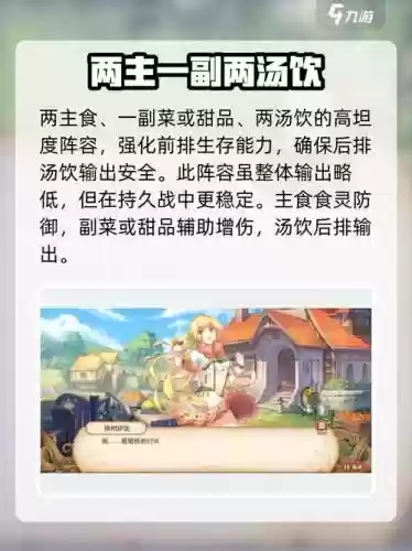 料理次元阵容搭配攻略，料理次元队伍搭配