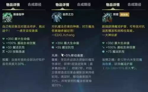英雄联盟辅助专用装备，英雄联盟辅助装有哪些插图