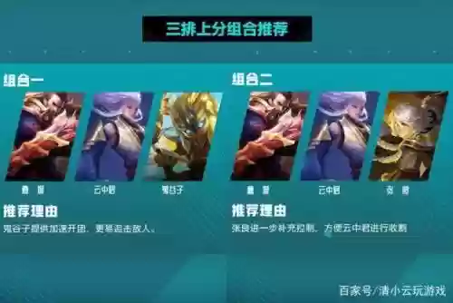 王者荣耀套路3排阵容搭配，王者荣耀三排最稳阵容