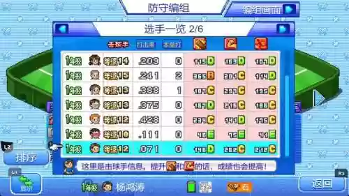 棒球部物语技能配置，棒球部物语初始人物加点插图1