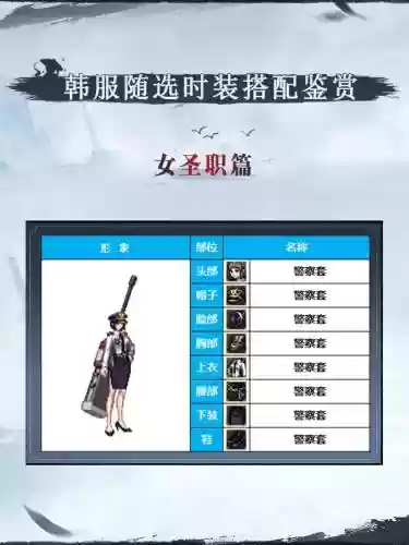 女圣职者推荐装备，女圣职者装备搭配插图1