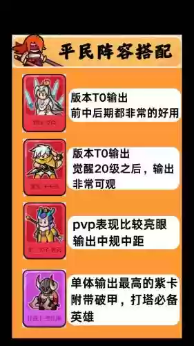 手游英雄战记阵容搭配，手游英雄战记阵容搭配图插图1